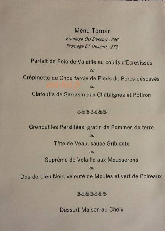 Les 3 Moineaux — carte page 3
