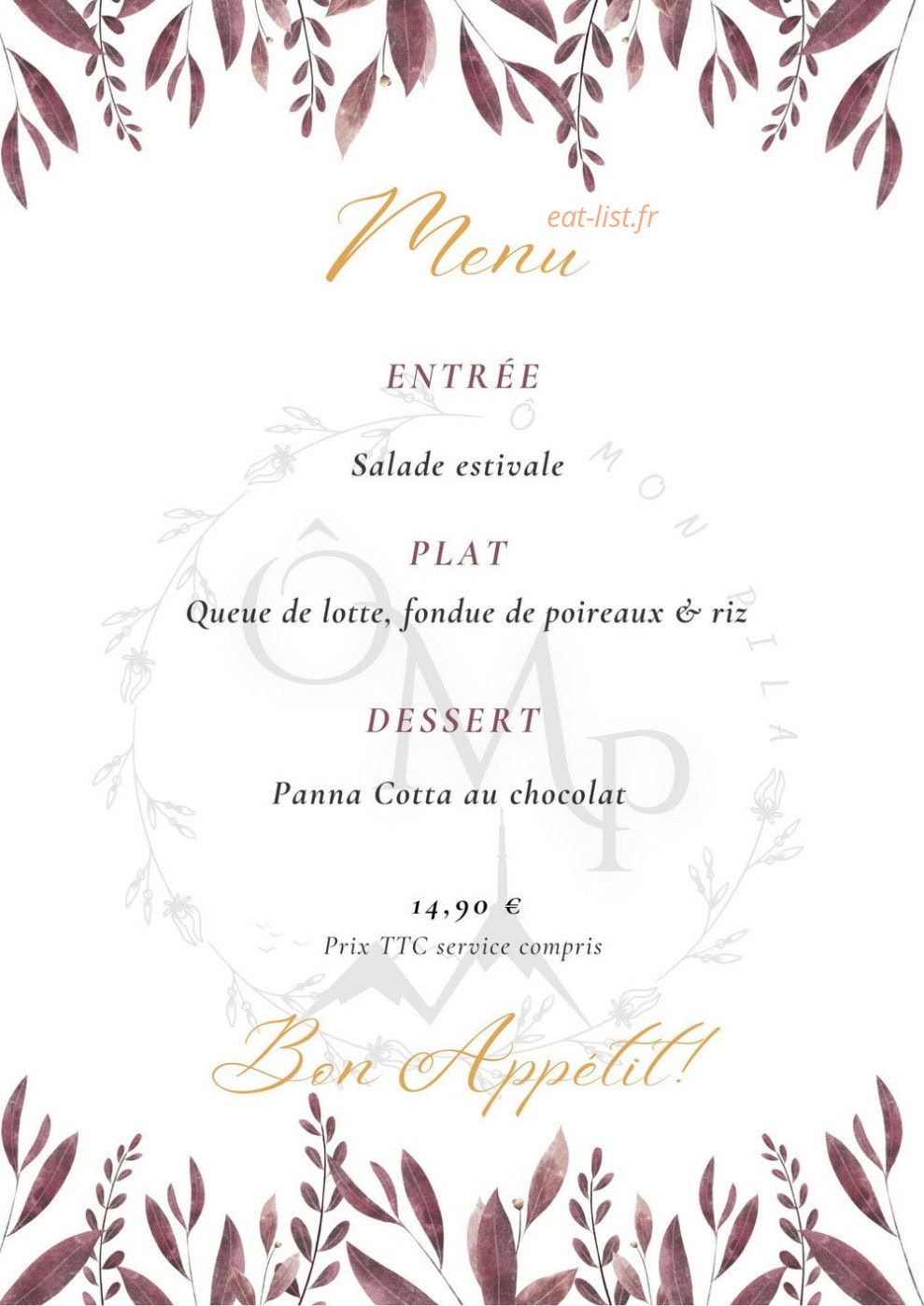Ô mon Pila — carte page 1