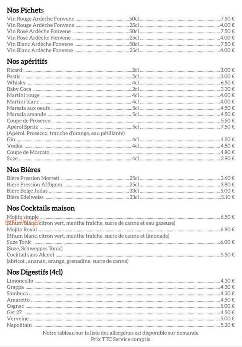 Da Valentina — carte page 3