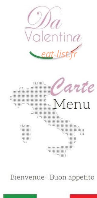 Da Valentina — carte page 1
