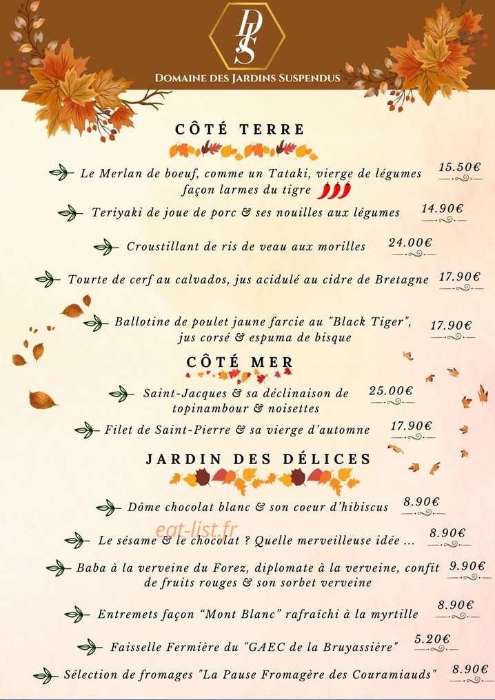 Domaine des jardins suspendus — carte page 2