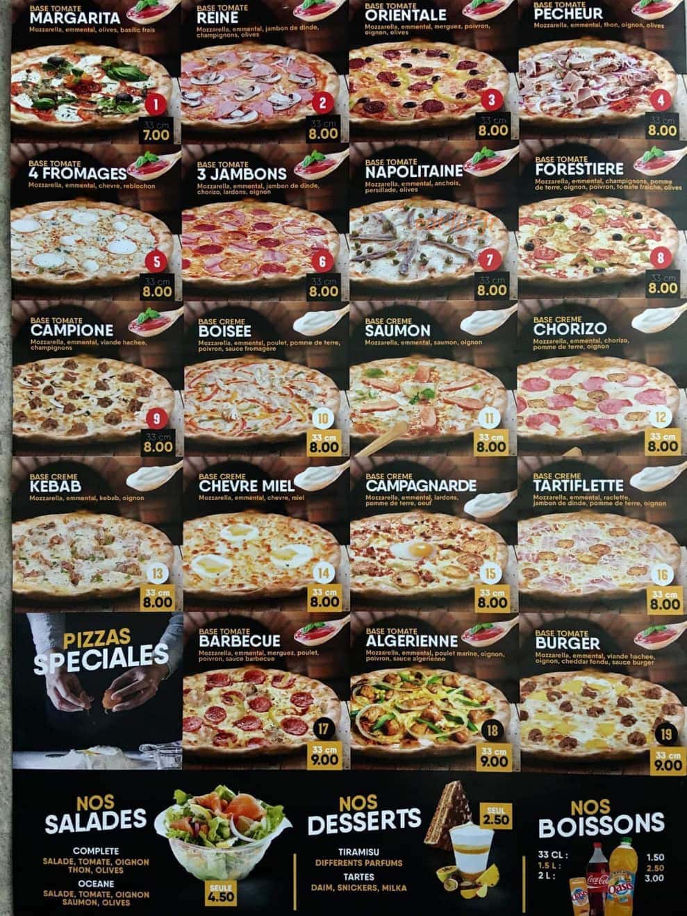Gad food — carte page 2