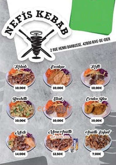 Nefis kebab — carte page 2