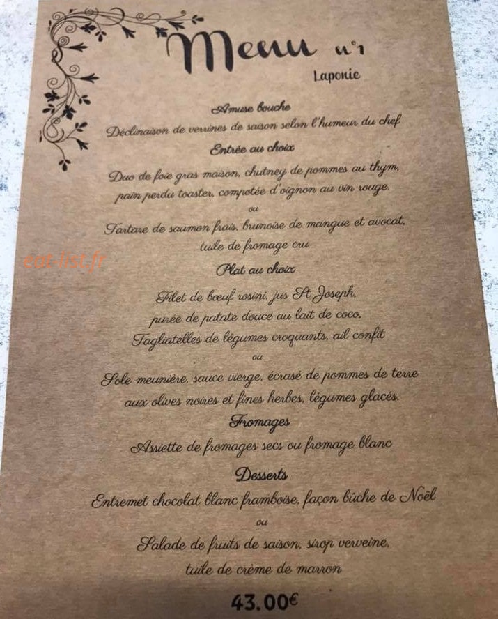Le famous — carte page 1