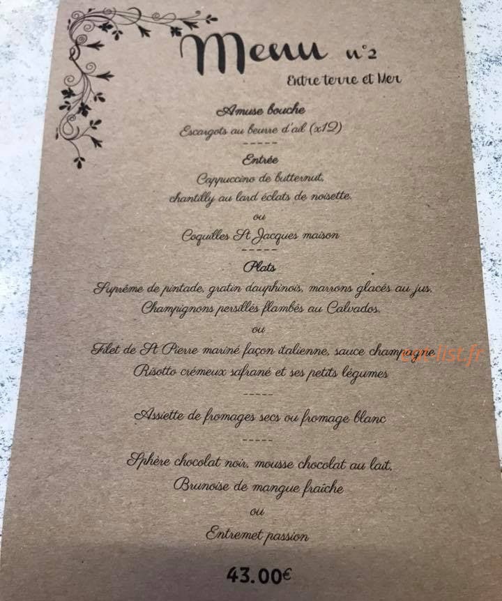 Le famous — carte page 2