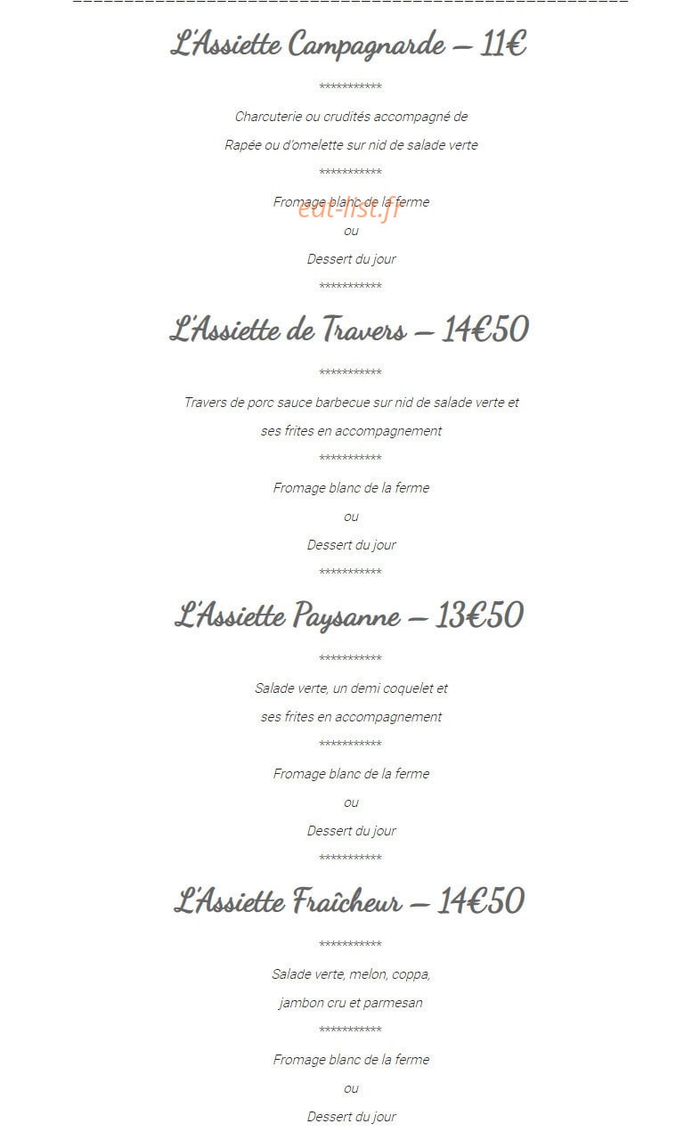 Le Cartusien — carte page 1