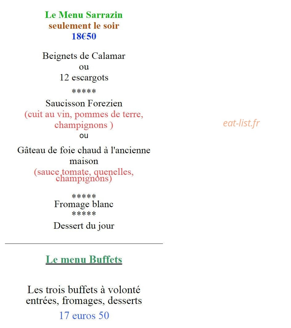 La Sarrazine — carte page 4