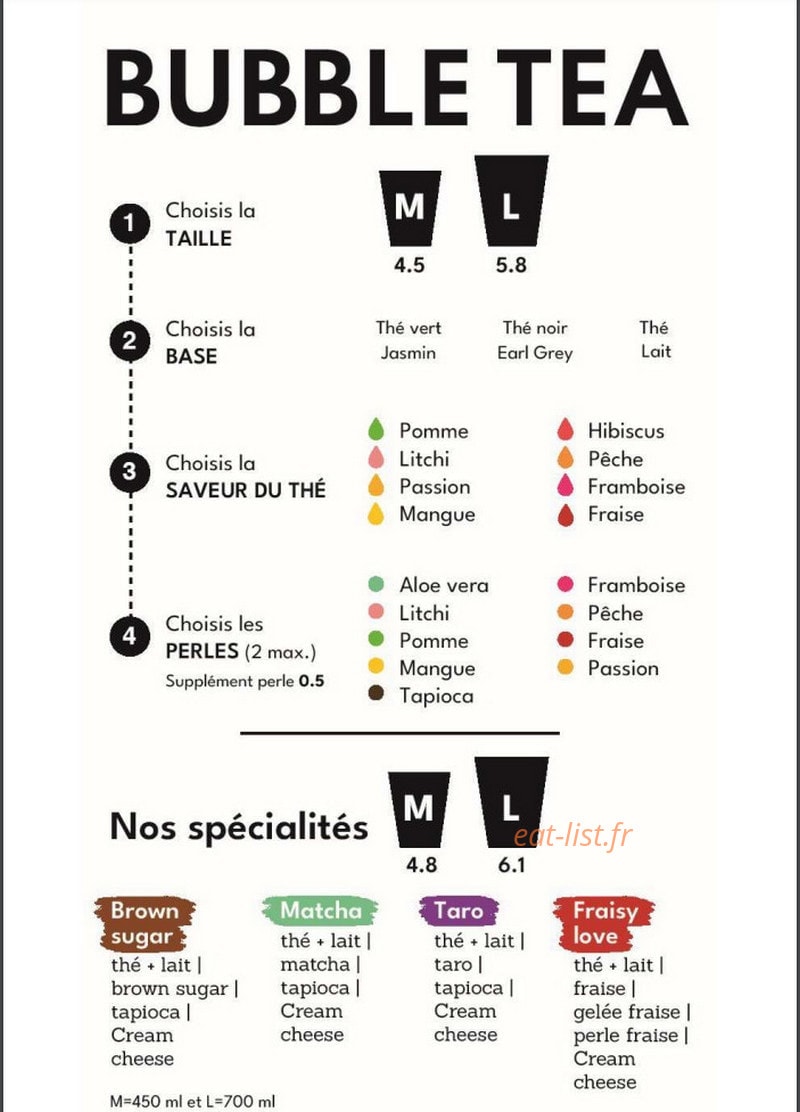 Dino Food — carte page 1
