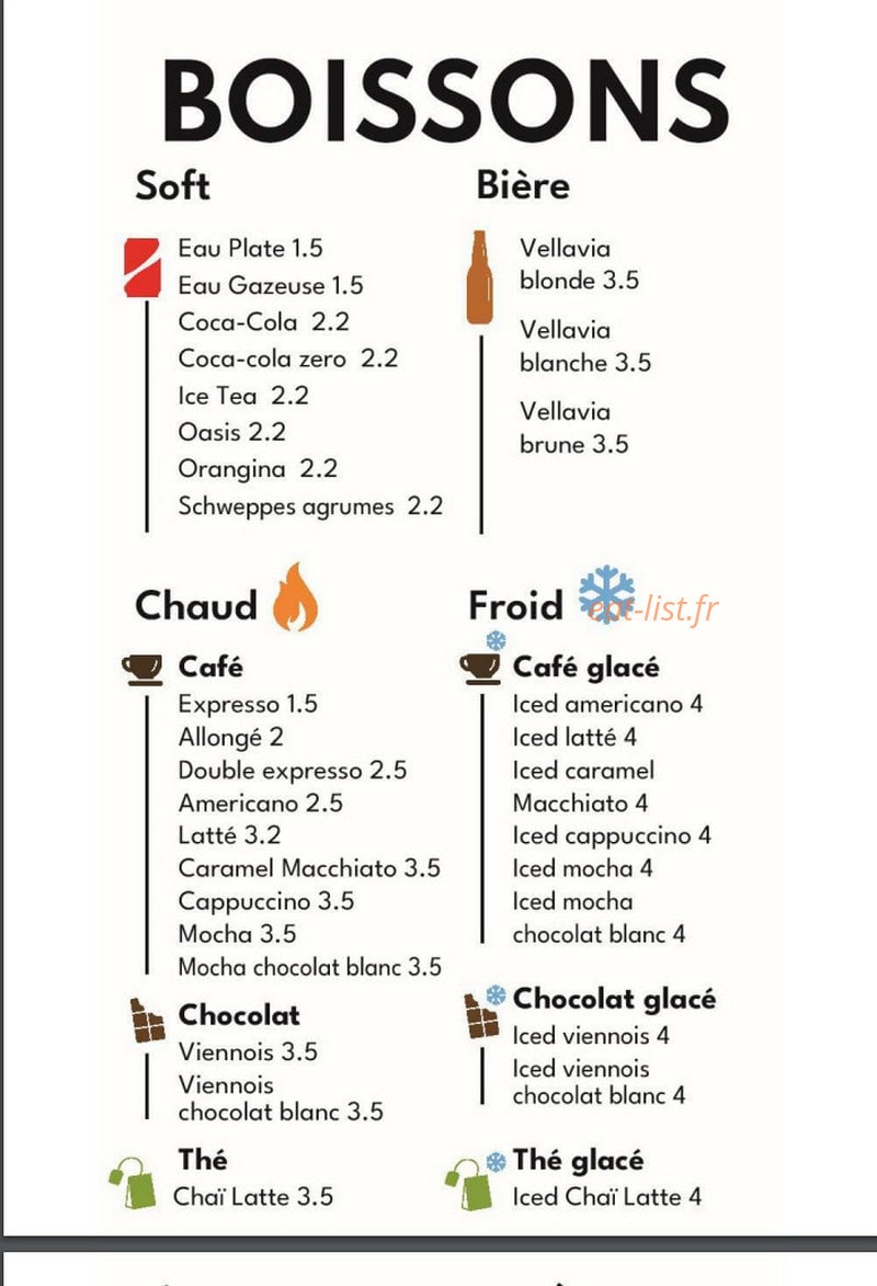 Dino Food — carte page 2