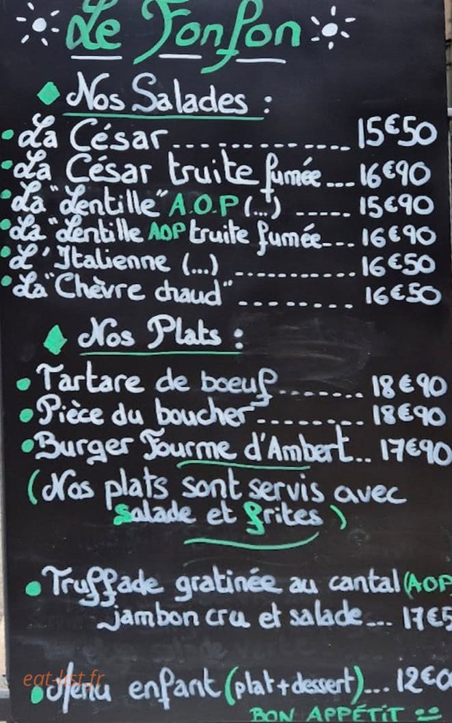 Le FonFon — carte page 1