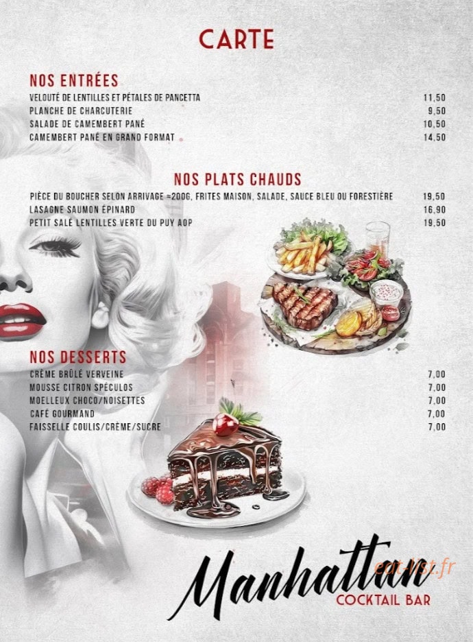 Le Manhattan — carte page 3