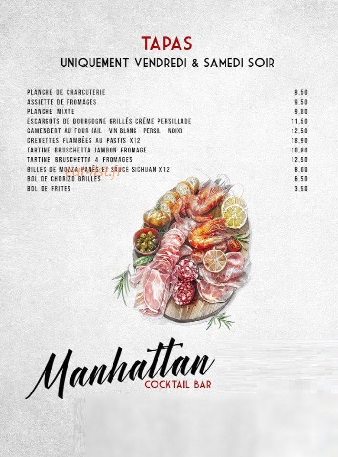 Le Manhattan — carte page 4