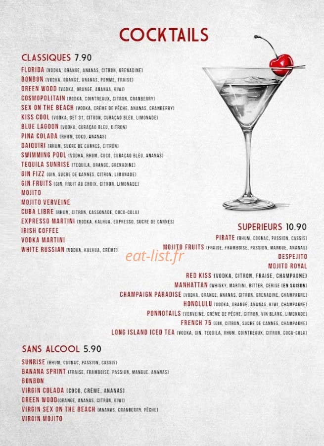 Le Manhattan — carte page 5