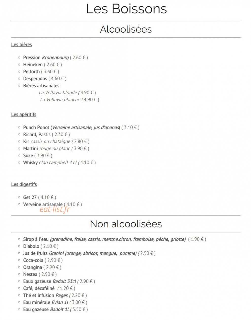 Le Ponot — carte page 1