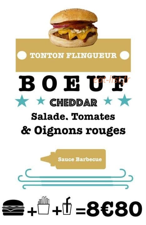 Les Burgers de Tonton — carte page 1