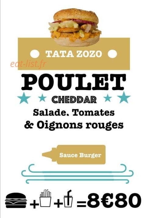 Les Burgers de Tonton — carte page 2