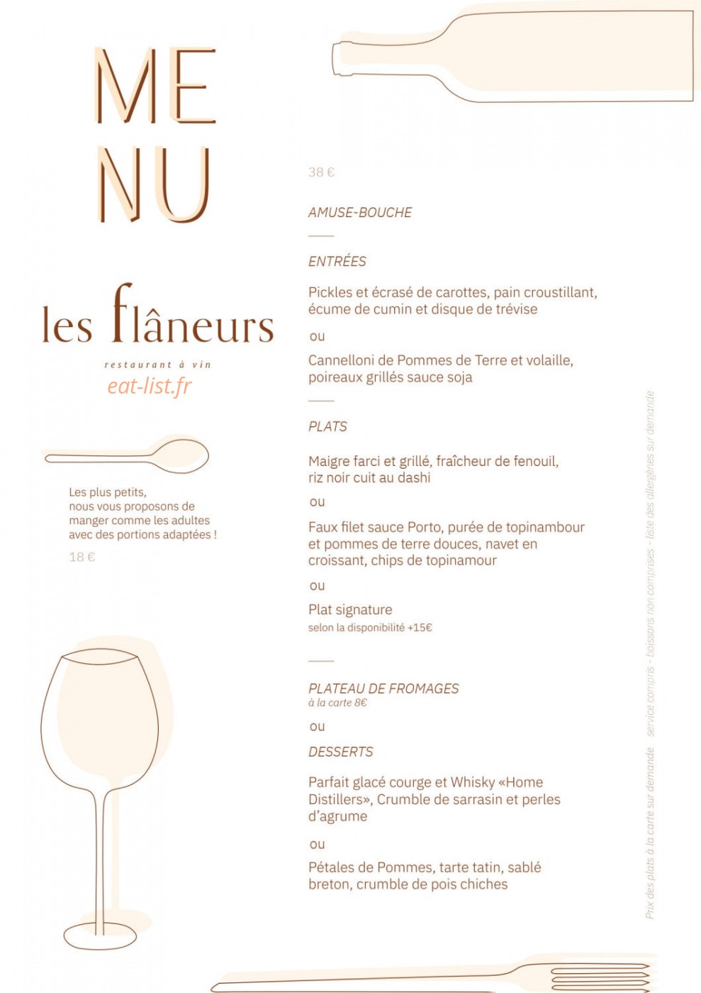 Les Flâneurs — carte page 1