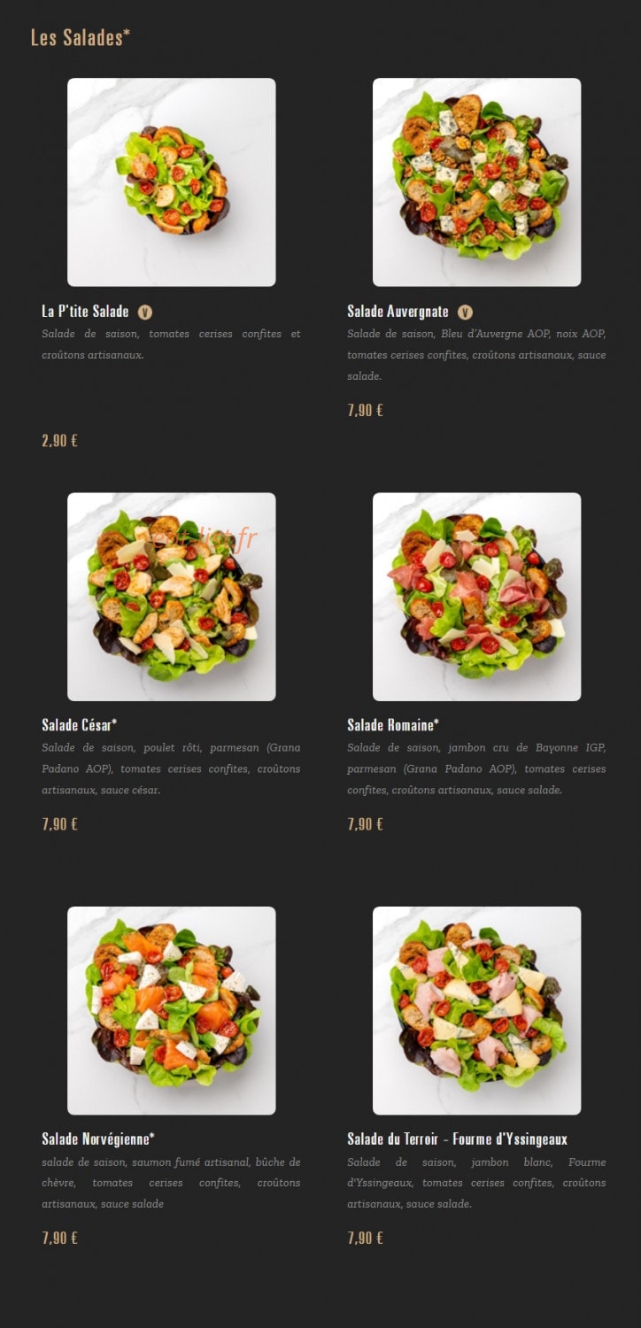 Pizza Cosy — carte page 3