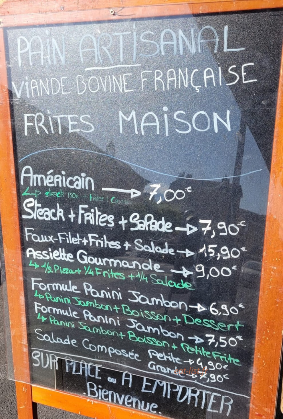 Saveurs De La Republique — carte page 1