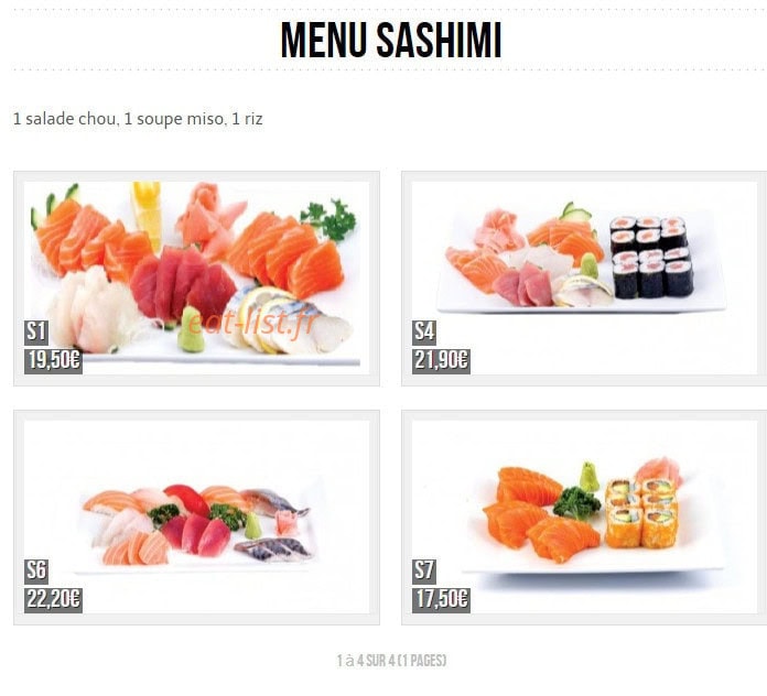 Sushi  panda — carte page 14