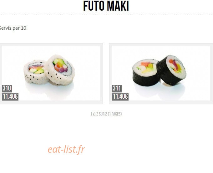 Sushi  panda — carte page 5
