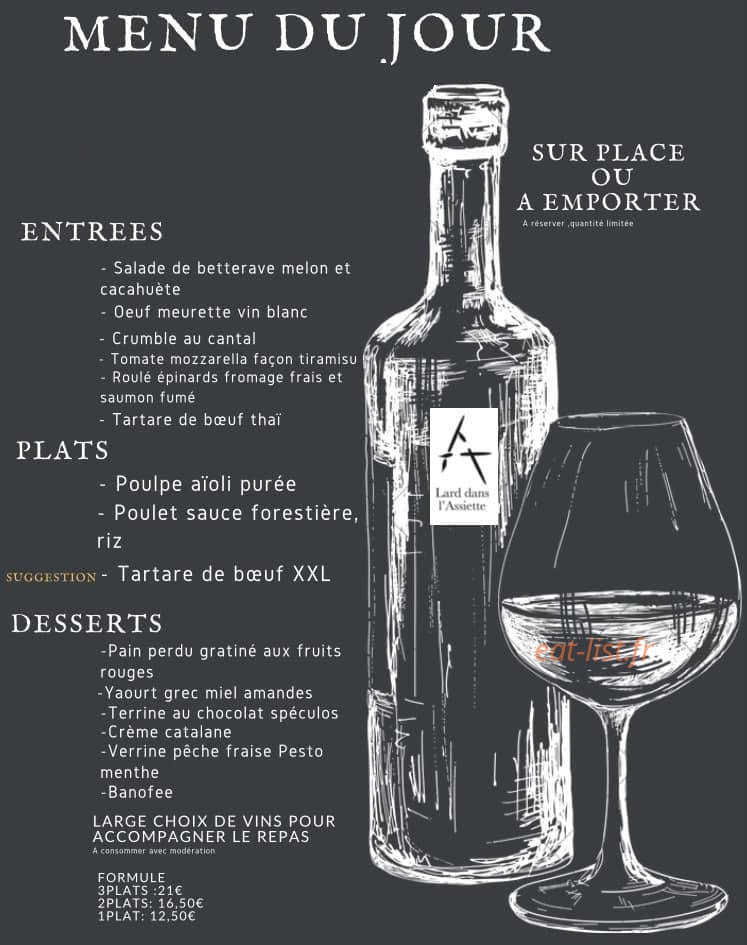 Lard dans l’Assiette — carte page 1