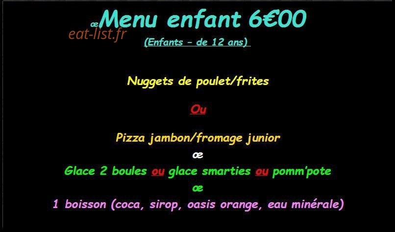 Pizzeria le Saint Julien — carte page 2