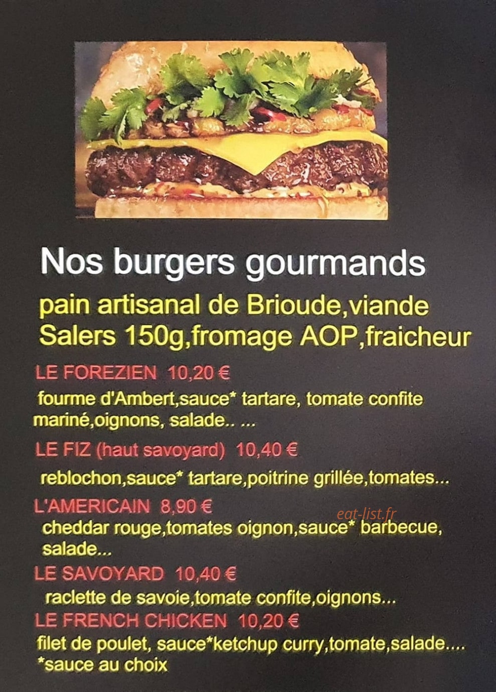 Bowls Burger Cafe — carte page 2