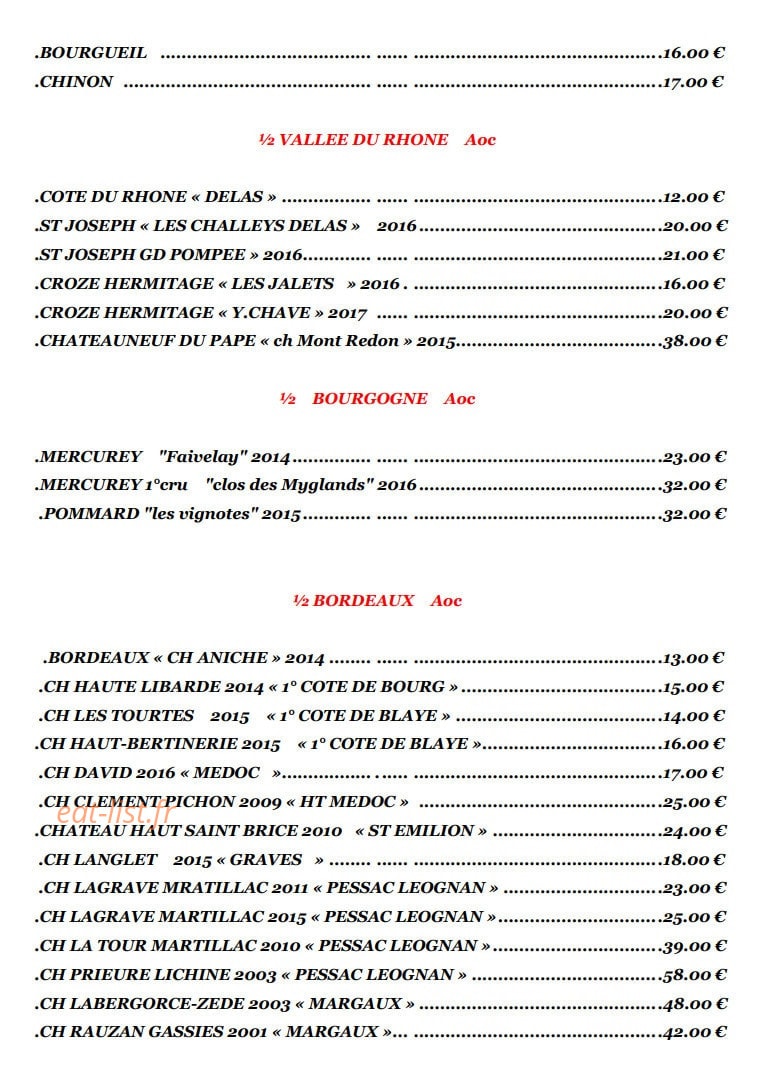 Le Vieux Four — carte page 12