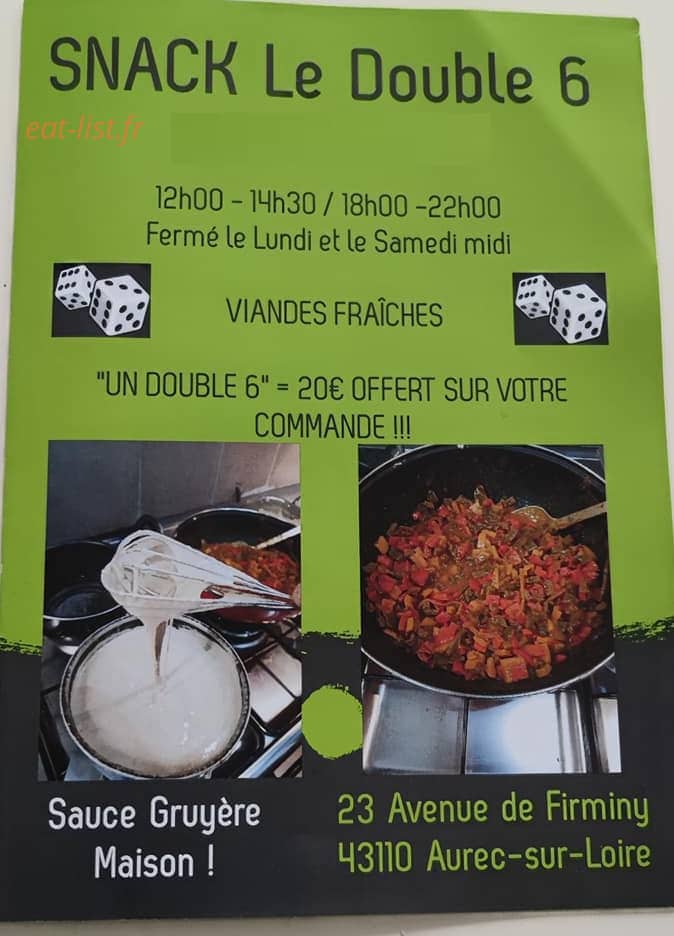 Le Double 6 — carte page 1