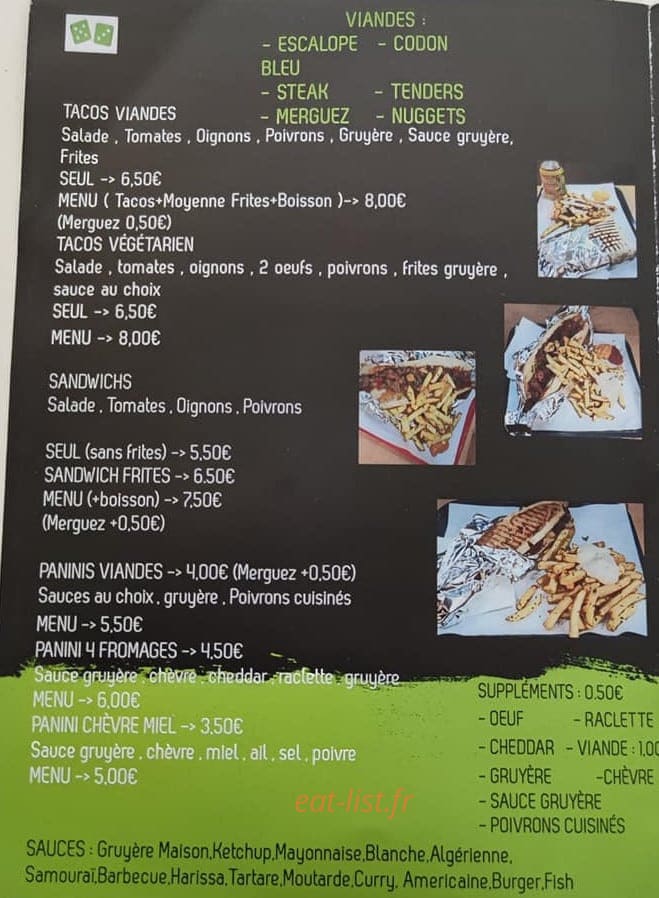 Le Double 6 — carte page 2