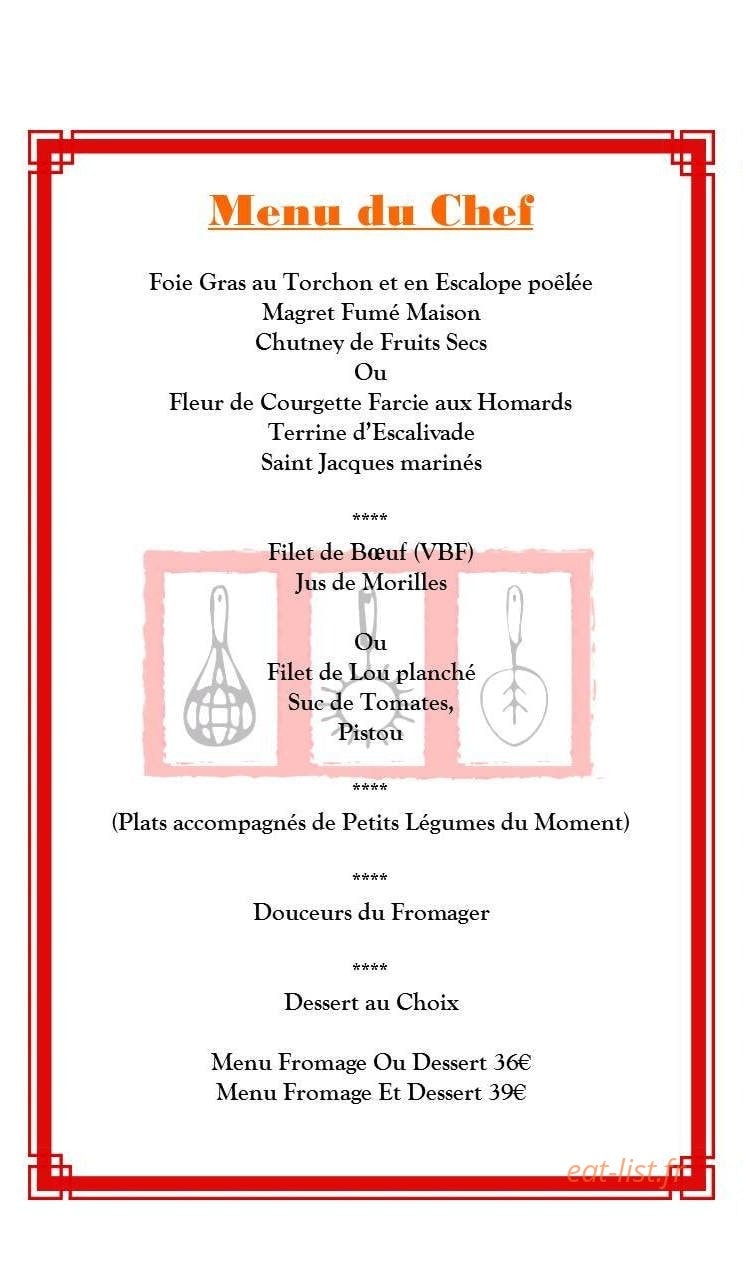 Kitch'N café — carte page 1