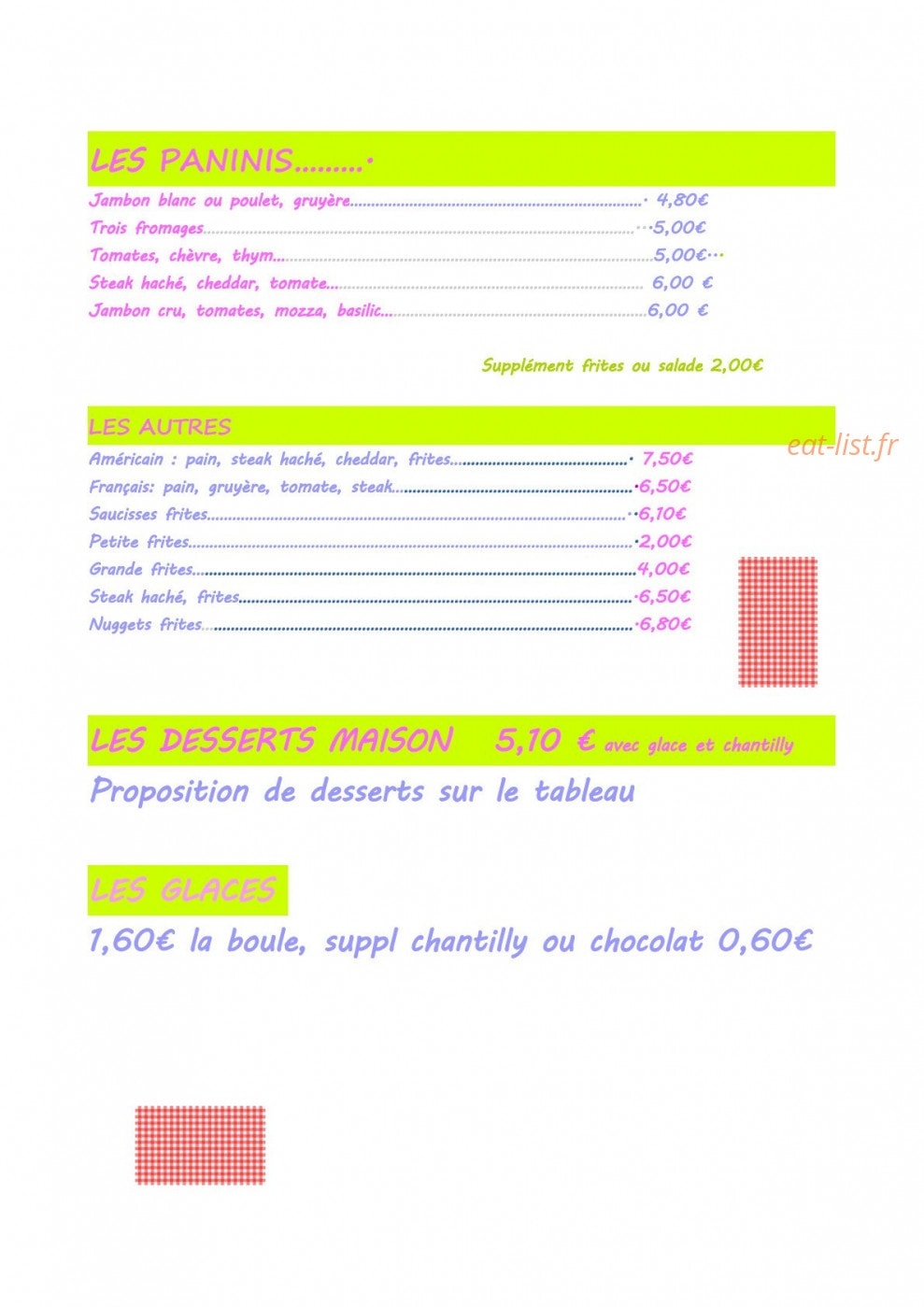L'entracte — carte page 4