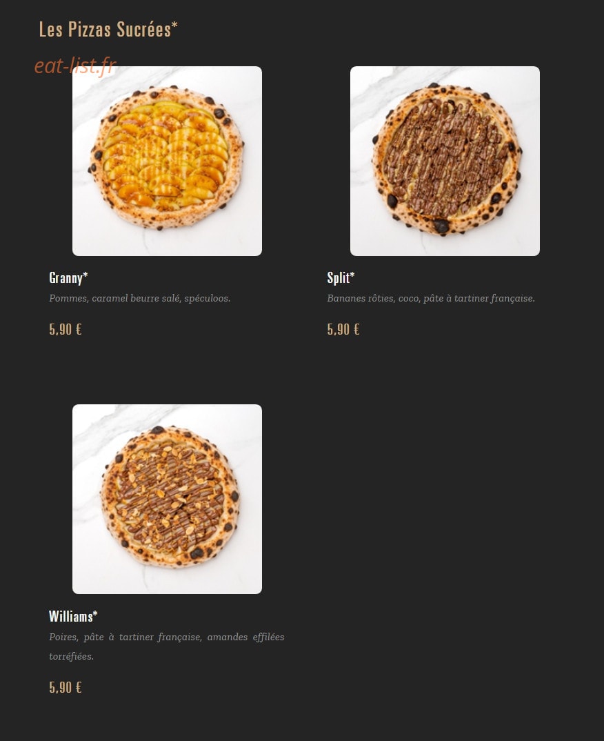 Pizza Cosy — carte page 6