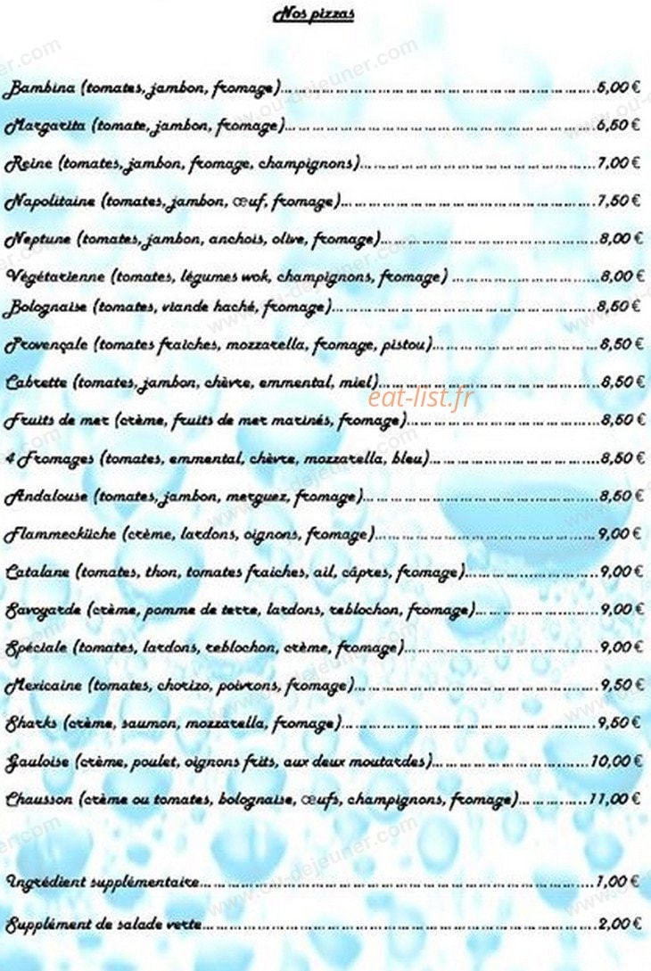 Le Sharks — carte page 5