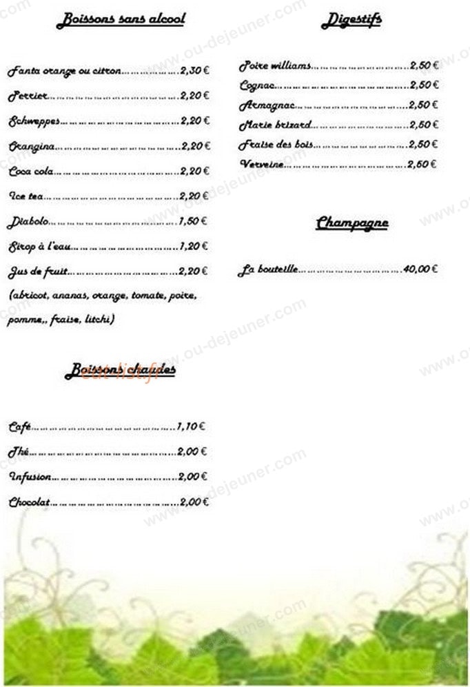 Le Sharks — carte page 2
