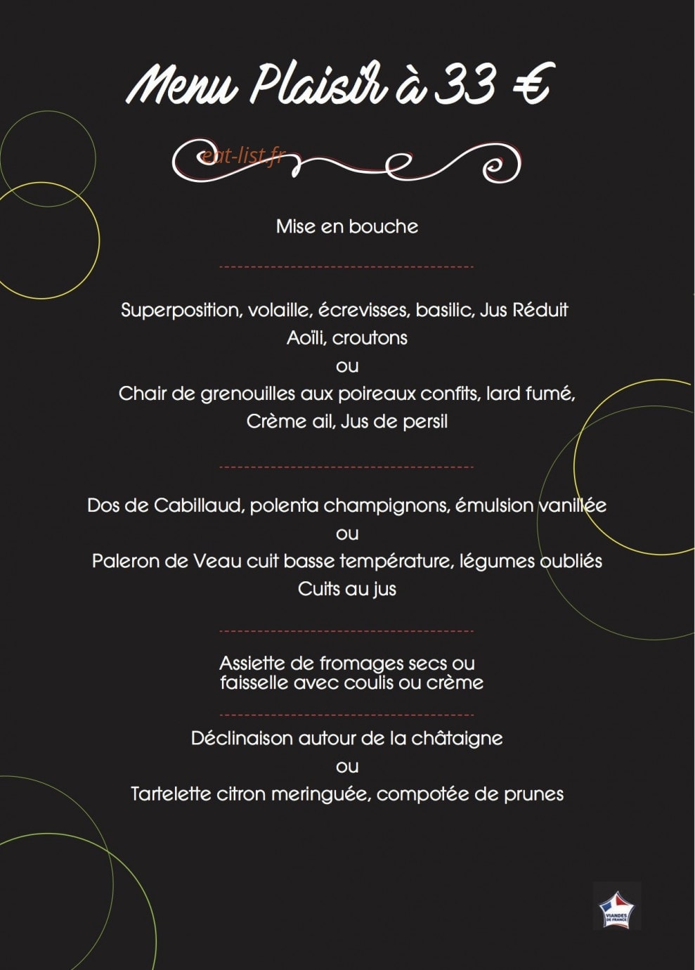 Auberge du Velay — carte page 2