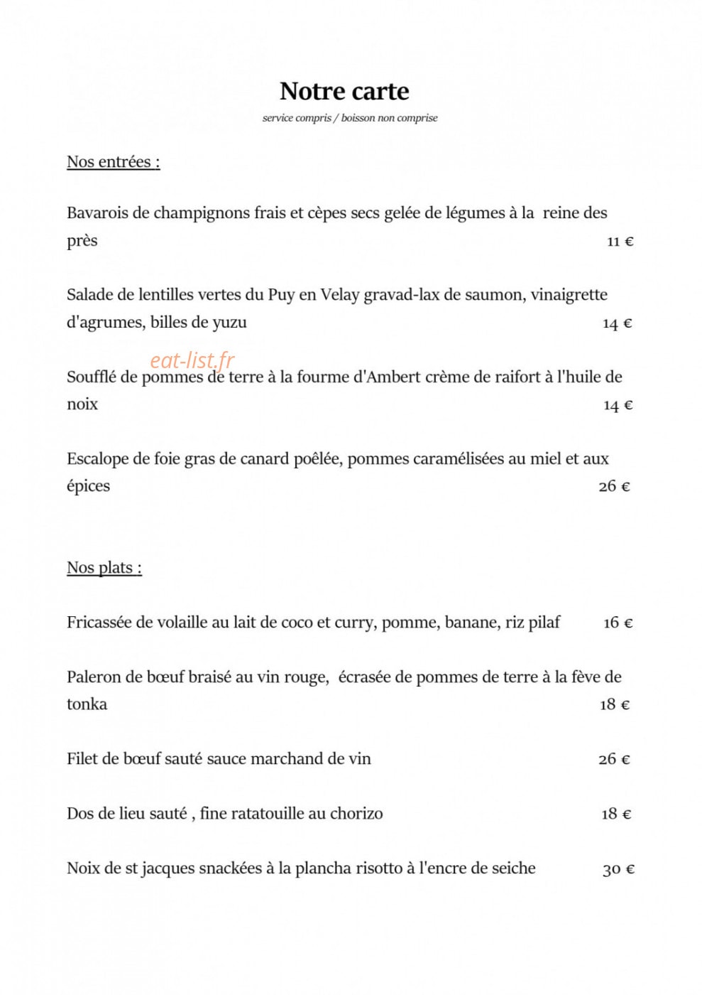 L'echo Et L'abbaye — carte page 4
