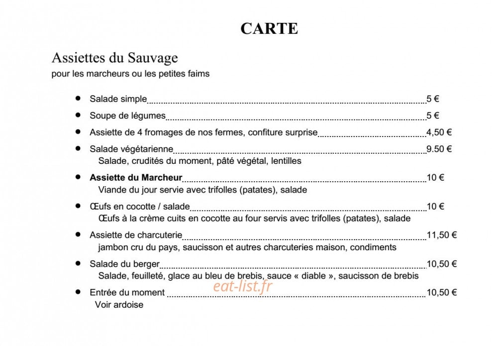 Le Sauvage en Gévaudan — carte page 3