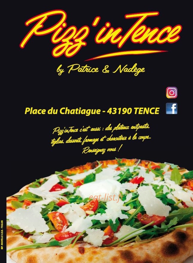Pizz' inTence — carte page 1