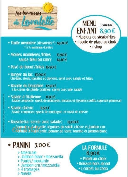 Les terrasses de Lavalette — carte page 1