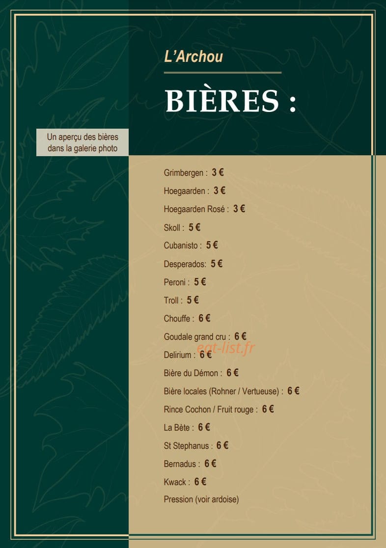 L'Archou — carte page 9