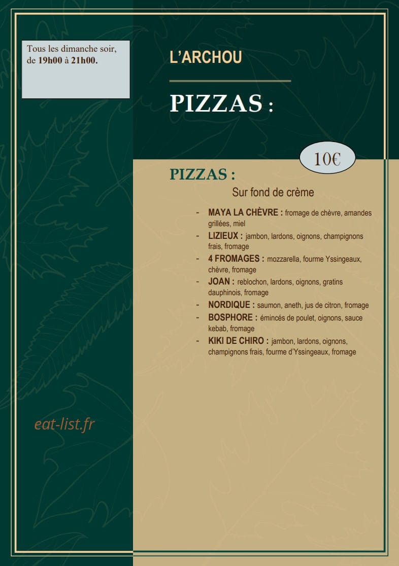 L'Archou — carte page 4