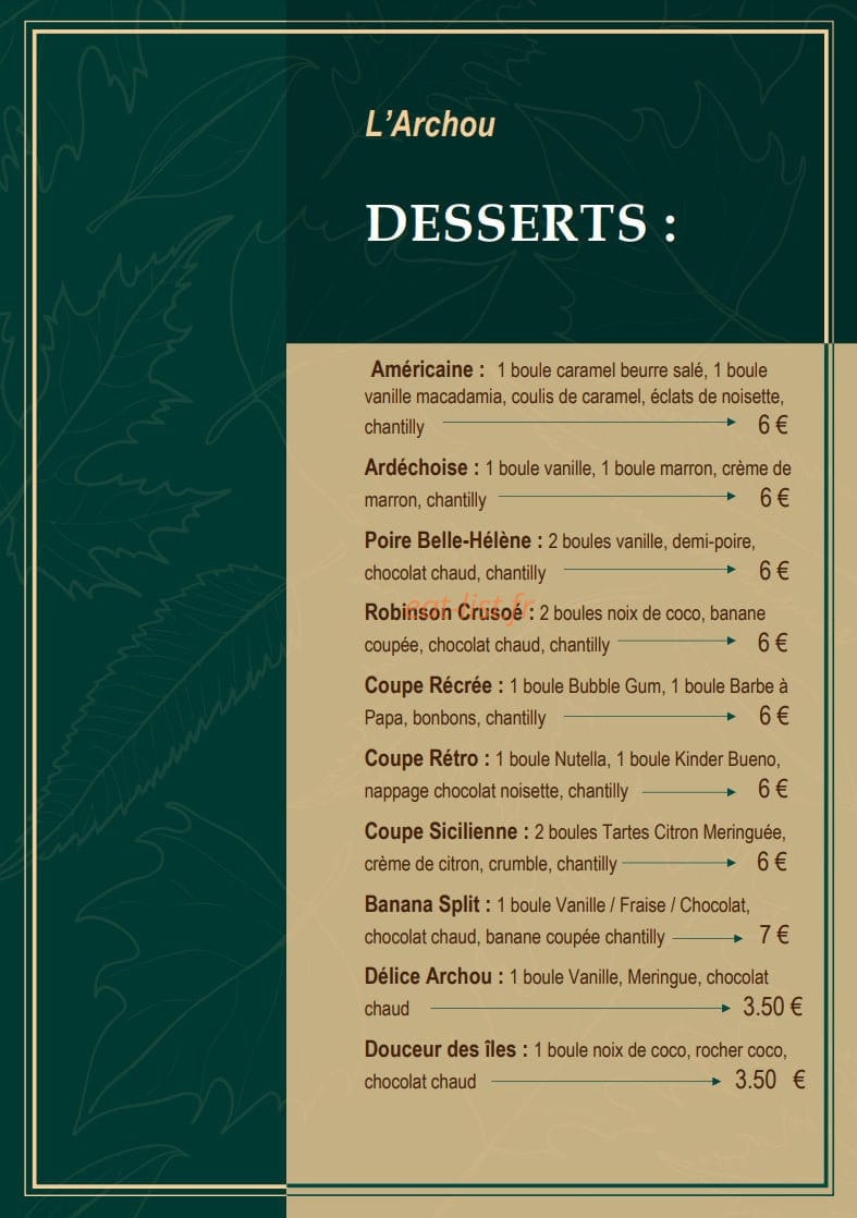 L'Archou — carte page 8