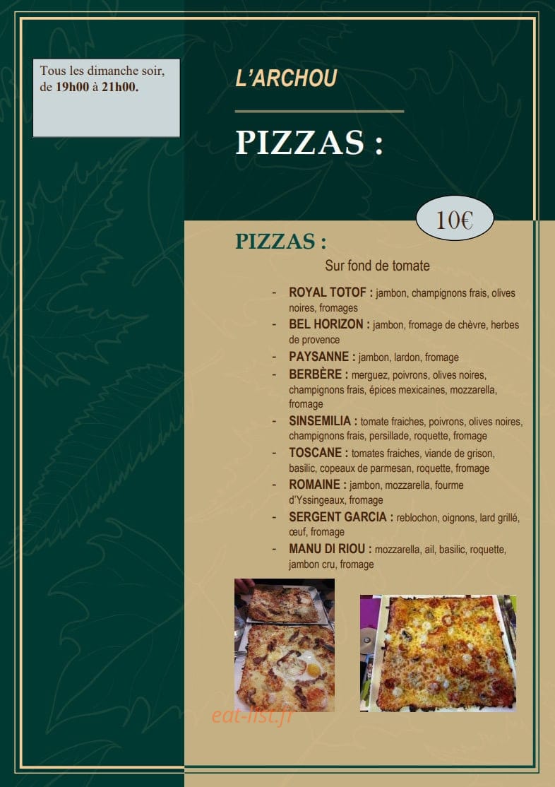 L'Archou — carte page 3
