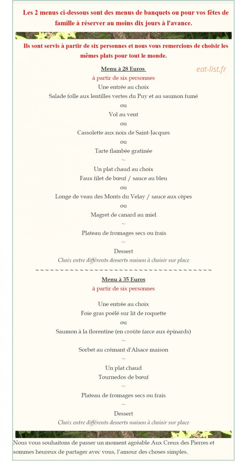Aux creux des pierres — carte page 3