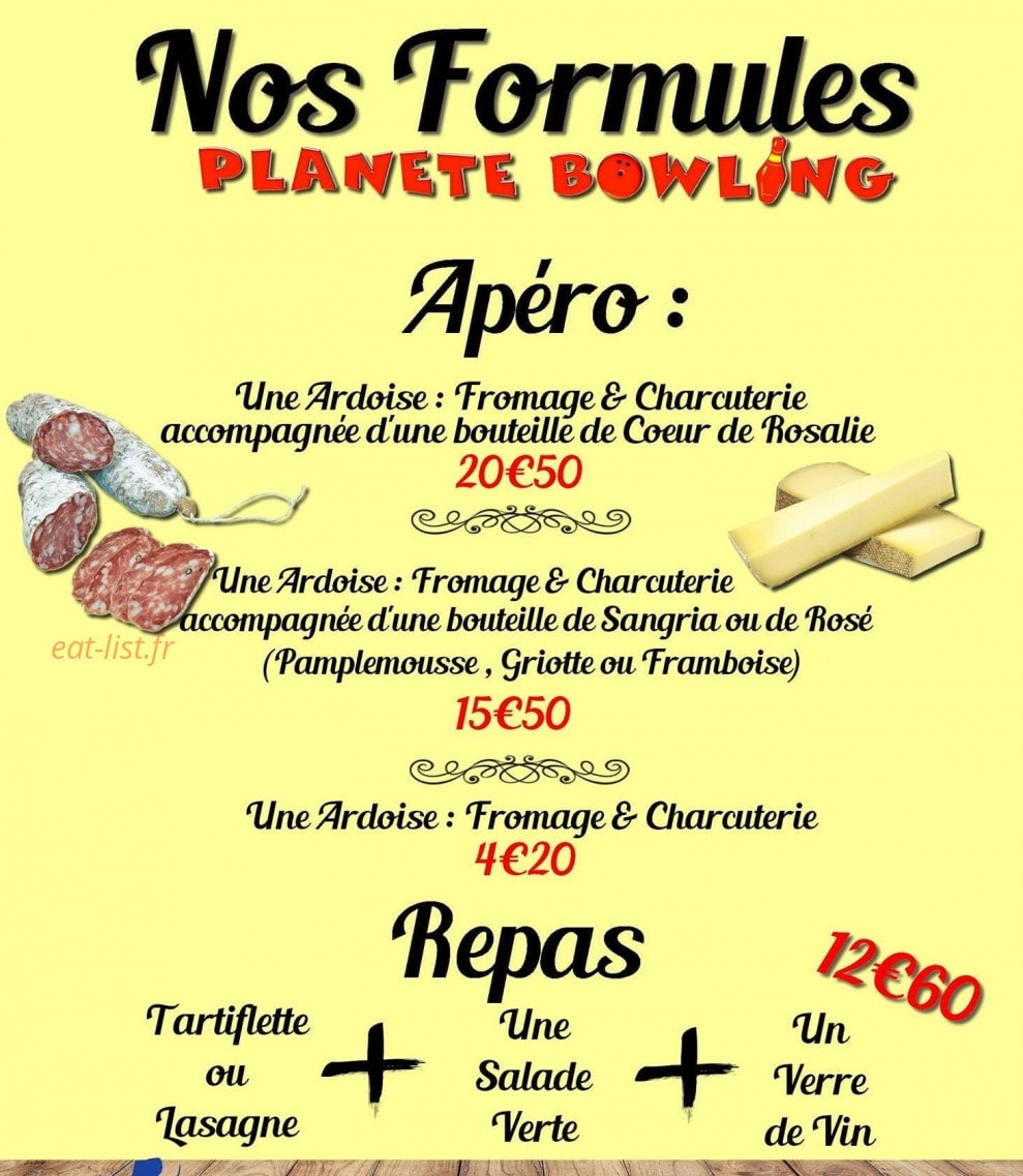 Planete Bowling — carte page 1