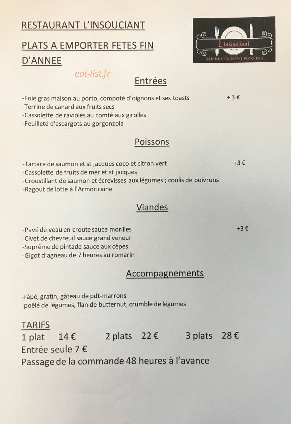 La Loko — carte page 1