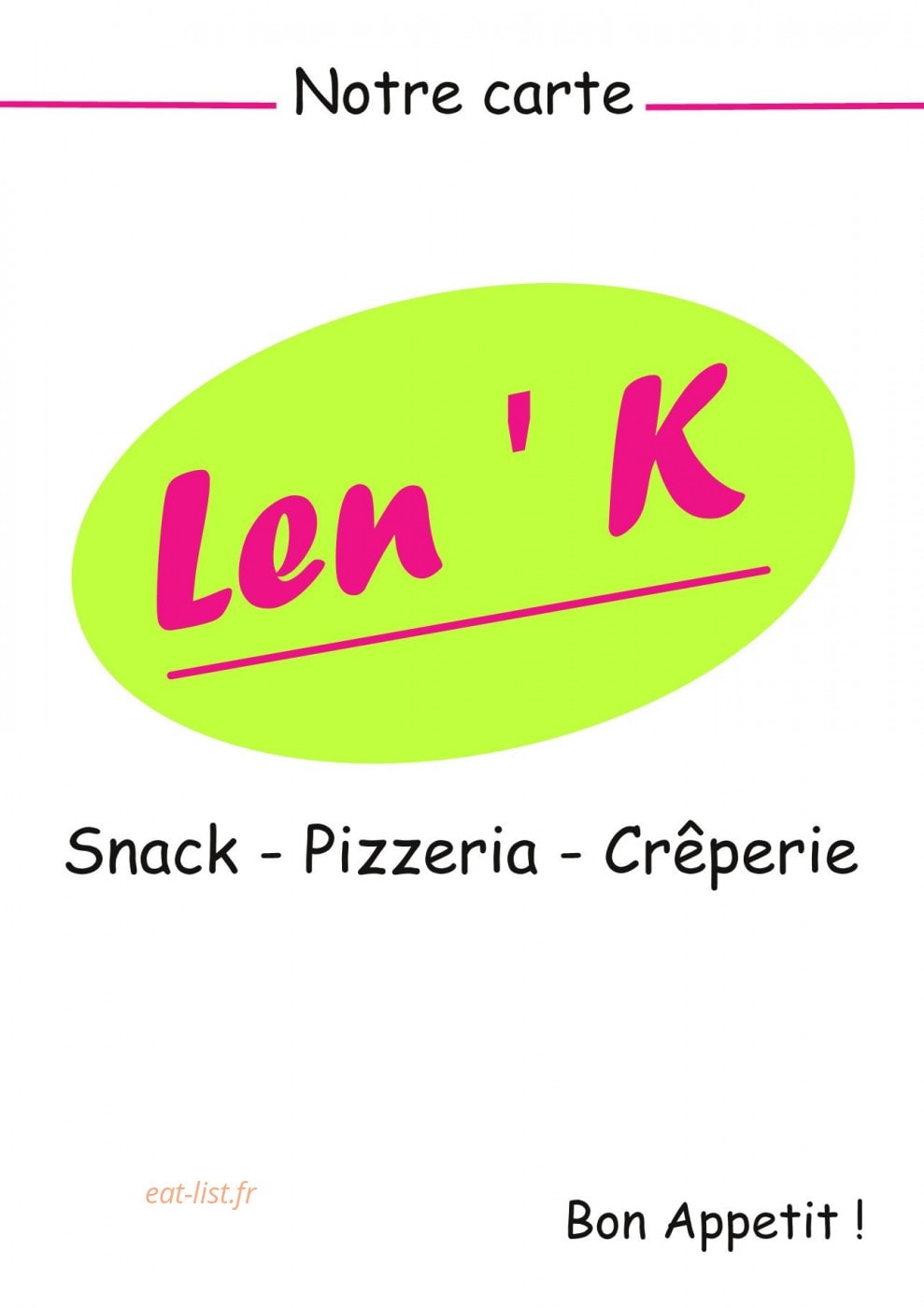 Len'K — carte page 1
