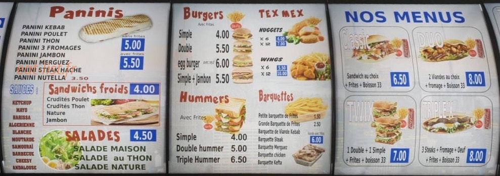 Kebab sainte florine — carte page 2